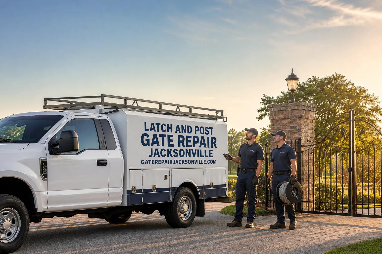 Latch and Post Gate Repair Jacksonville gate repair team